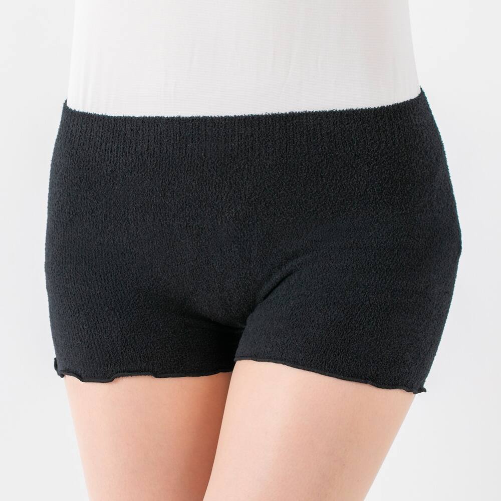 オンパンツ1分丈（ふわふわタッチ）（レディース） PAL502: レディース インナーボトムス
