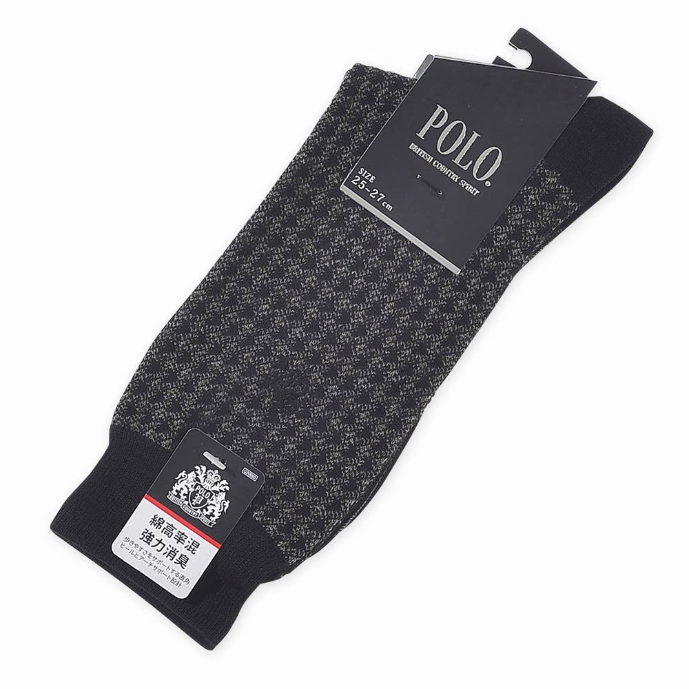 綿混アーチサポート付カジュアルソックス メンズ Pbp085 メンズ