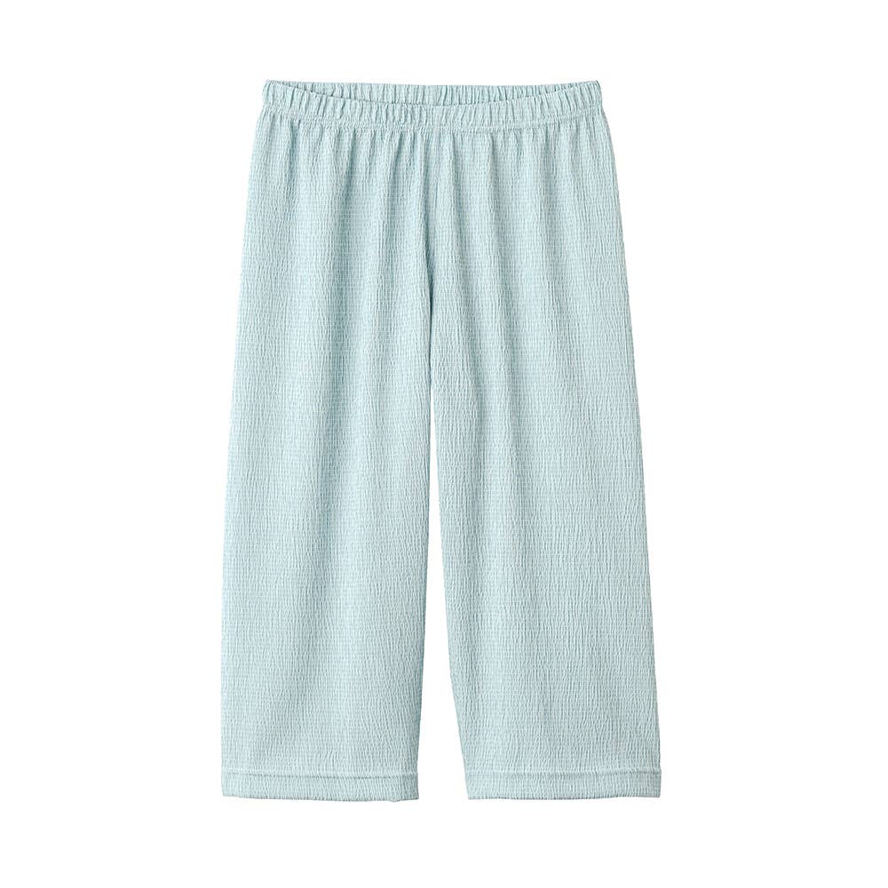 【履く珪藻土】ステテコ 楊柳【SALE】 PBX201 ブルー