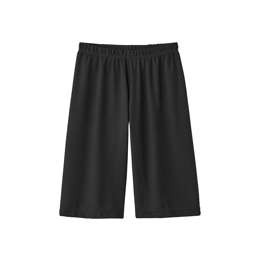 【履く珪藻土】ステテコ ワッフル【SALE】 PBX203 ブラック