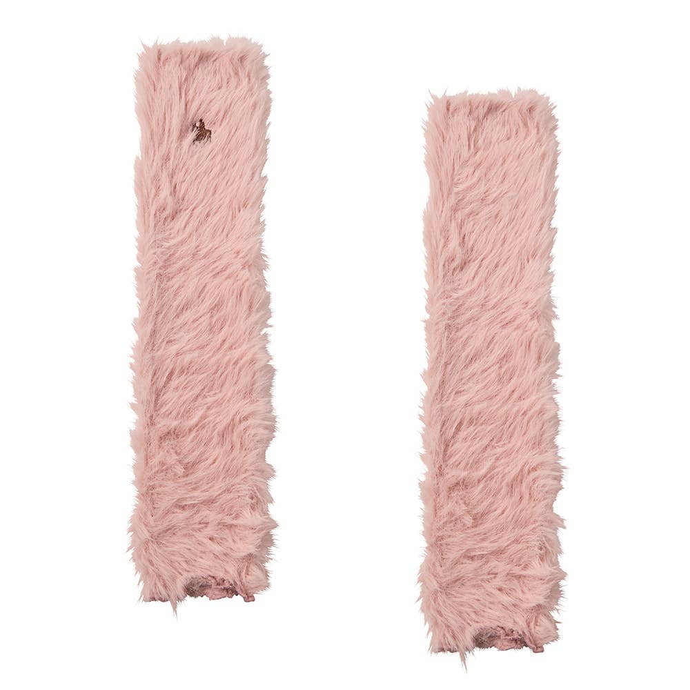 ふわふわレッグウォーマー PBY763 サーモンピンク