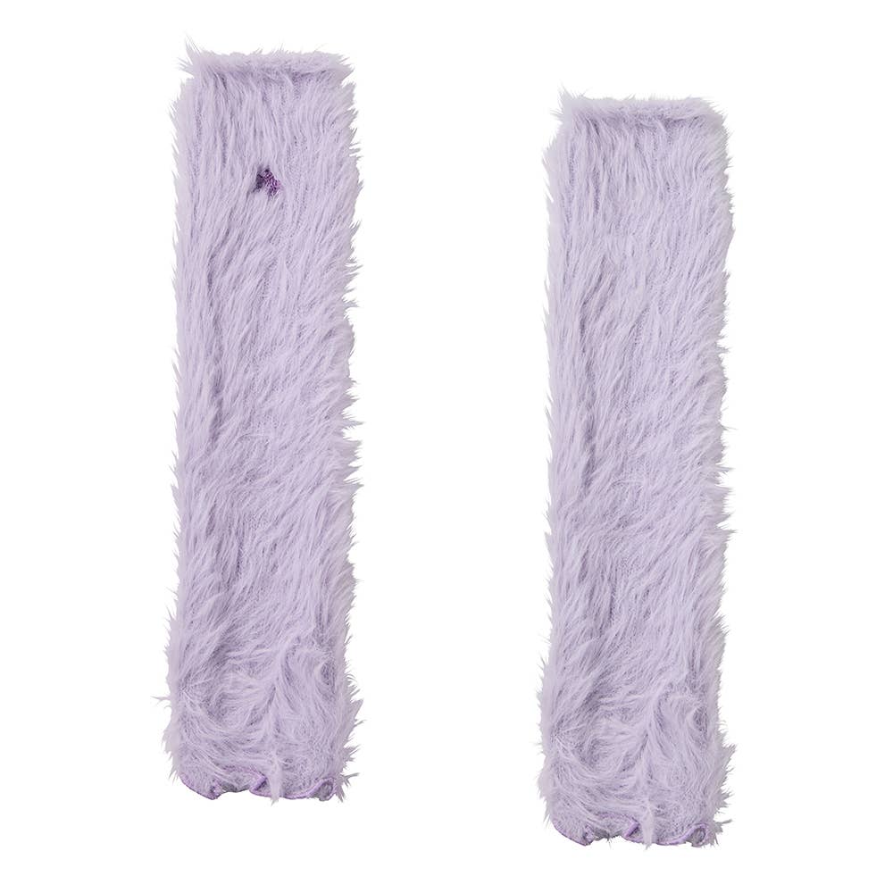 ふわふわレッグウォーマー PBY763 パープル