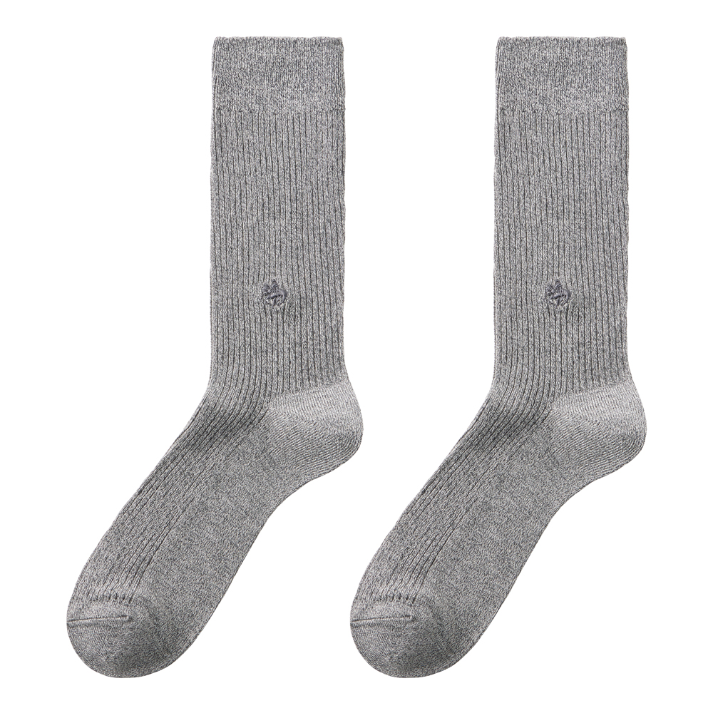 【履く珪藻土】クルー丈ソックス【くつしたの日対象】 PL0126 グレー