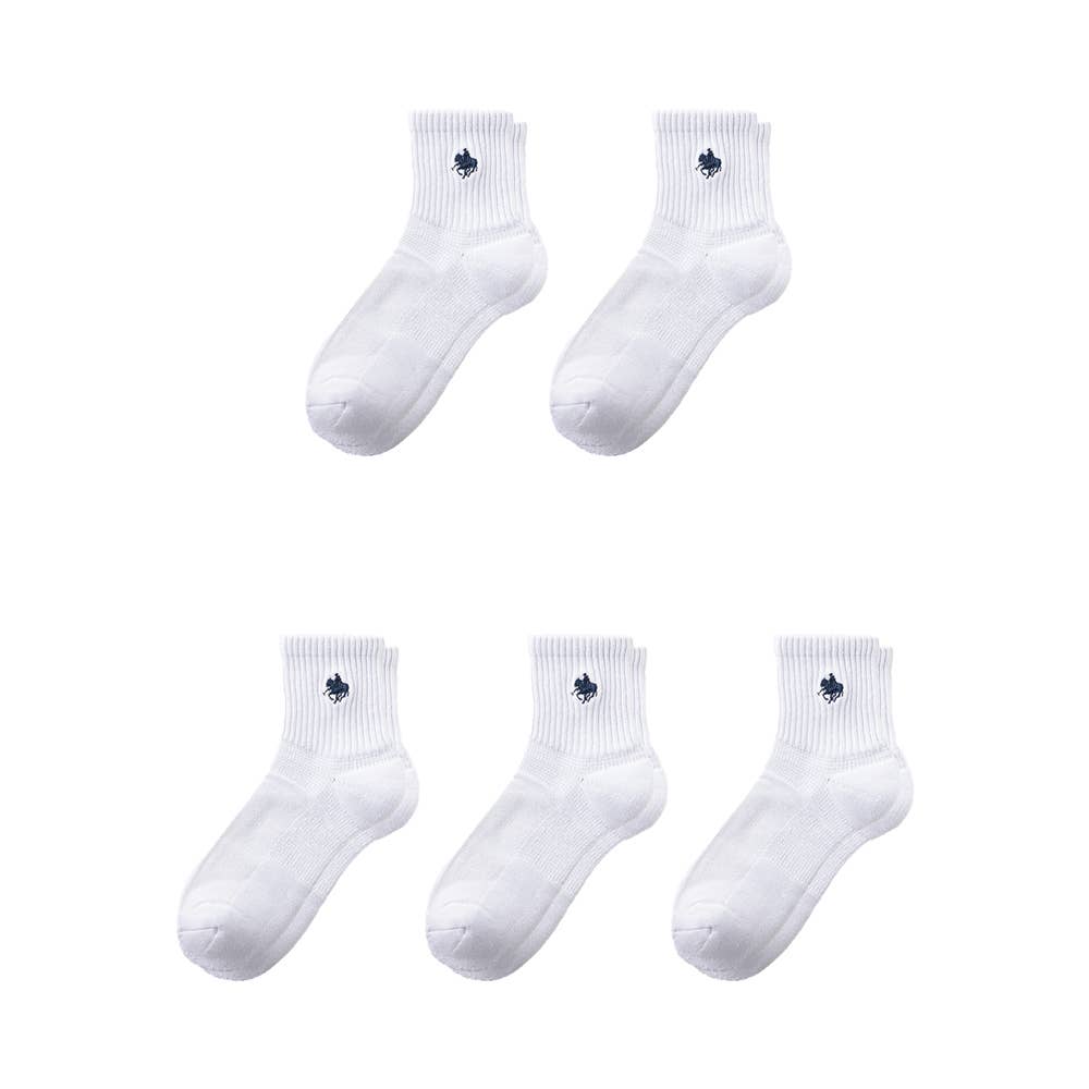 【ネット限定お得5足セット】履く珪藻土ショート丈ソックス【くつしたの日対象】 PL0470 ホワイト