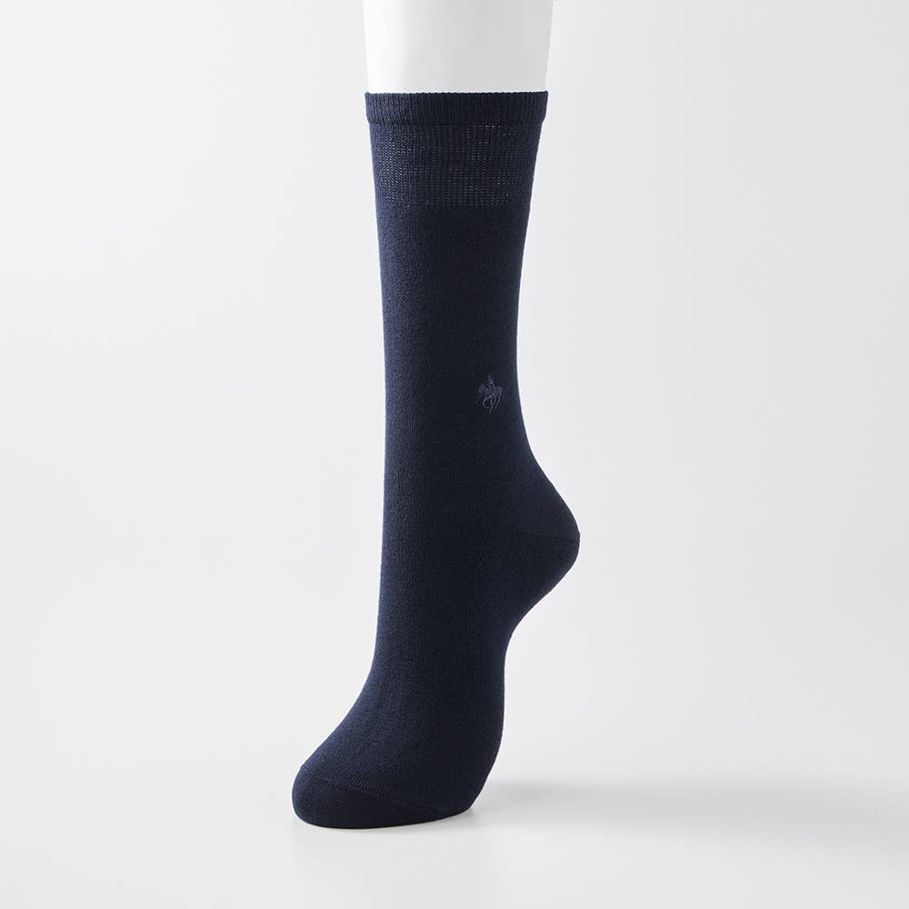 ネット限定3足セット【ウール混】ソックス クルー丈 無地 PL0475 E1