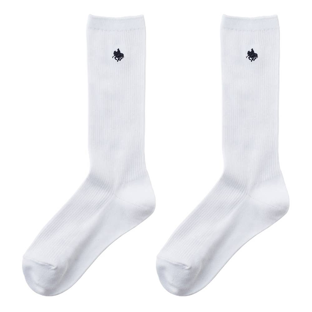 【スクール・表側綿100%】26cm丈ソックス