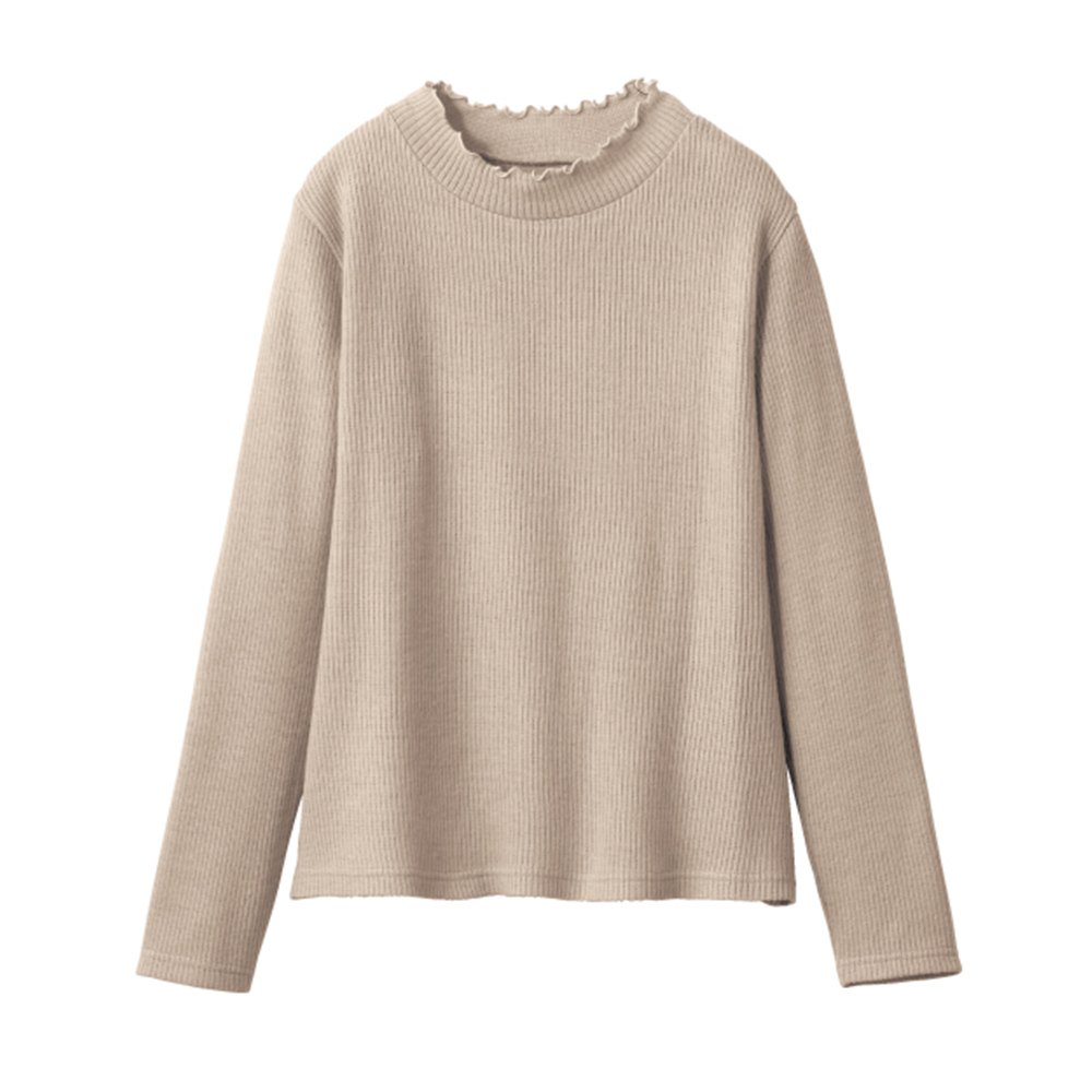 かぐれ　新品　今季　ウールボアプルオーバー　ライトベージュ 特価】【ログインで30％OFF】Oggiコラボ 2WAYストレッチ ノー
