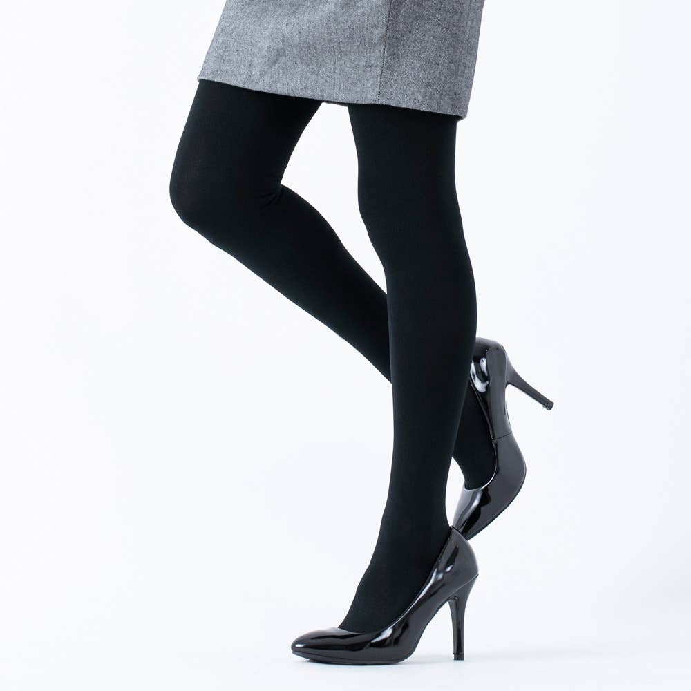 220デニールプレーティングタイツ SB192C ブラック