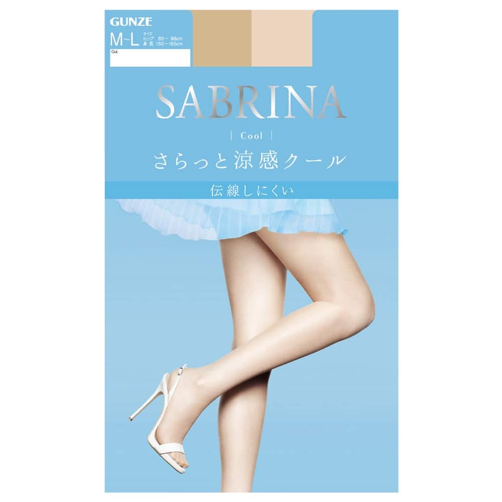 ＜GUNZE グンゼ＞ レディース SABRINA(サブリナ) ストッキング10足組（ナチュラル 美しい素肌感） スキンベージュ M-L