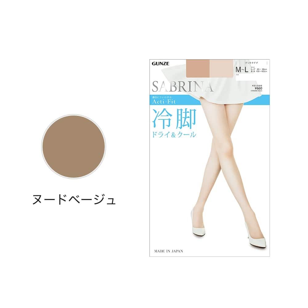 冷脚 ストッキング Acti Fit 冷脚 レディース M L ピュアベージュ レディース 冷脚 ストッキング Acti Fit 冷脚 レディース M L ピュアベージュ レディース