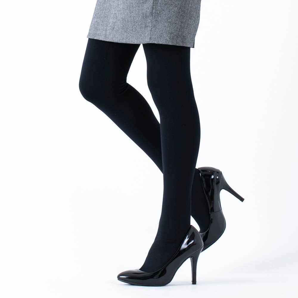 240デニール相当裏起毛タイツ SB87C ブラック