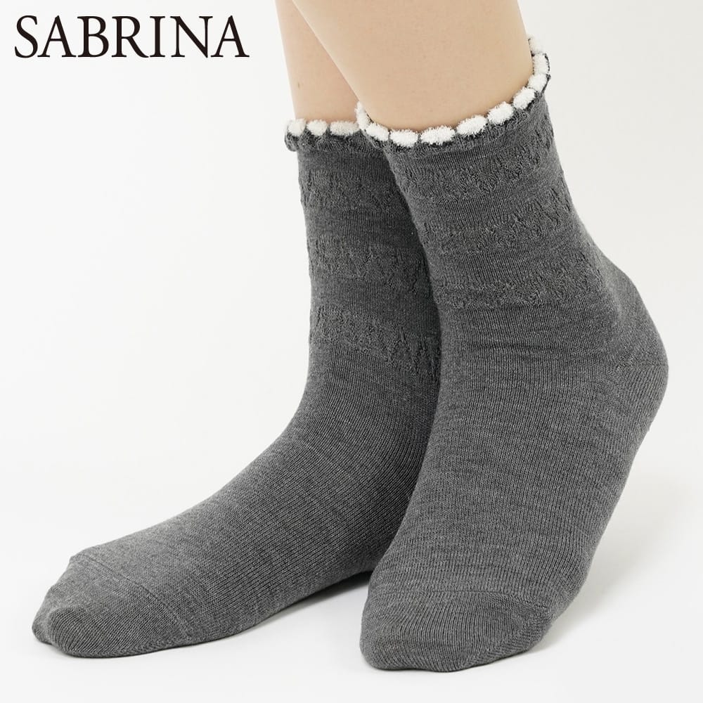 ＜GUNZE グンゼ＞ 10%OFF！SABRINA(サブリナ) ソックス（レディース）【SALE】 カラシ 22-24