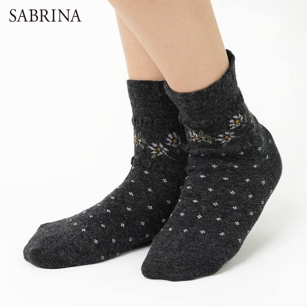 カシミヤ混2本指ソックス