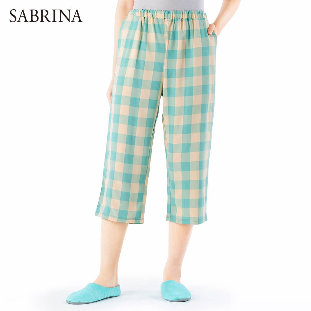 チェック柄リラックスパンツ レディース レディース