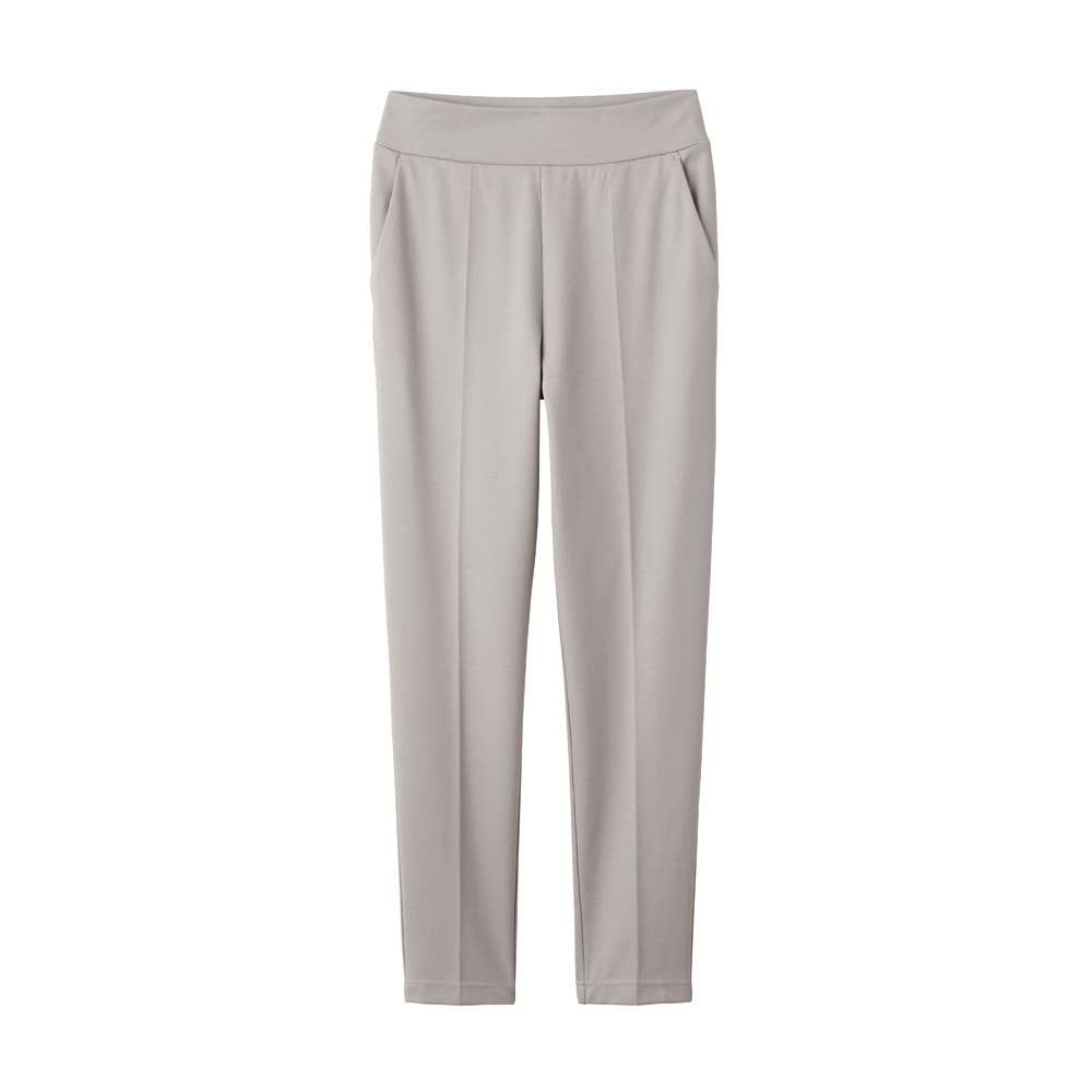 【テーパード】冷感鹿の子パンツ【SALE】 SQX855 クリアグレー