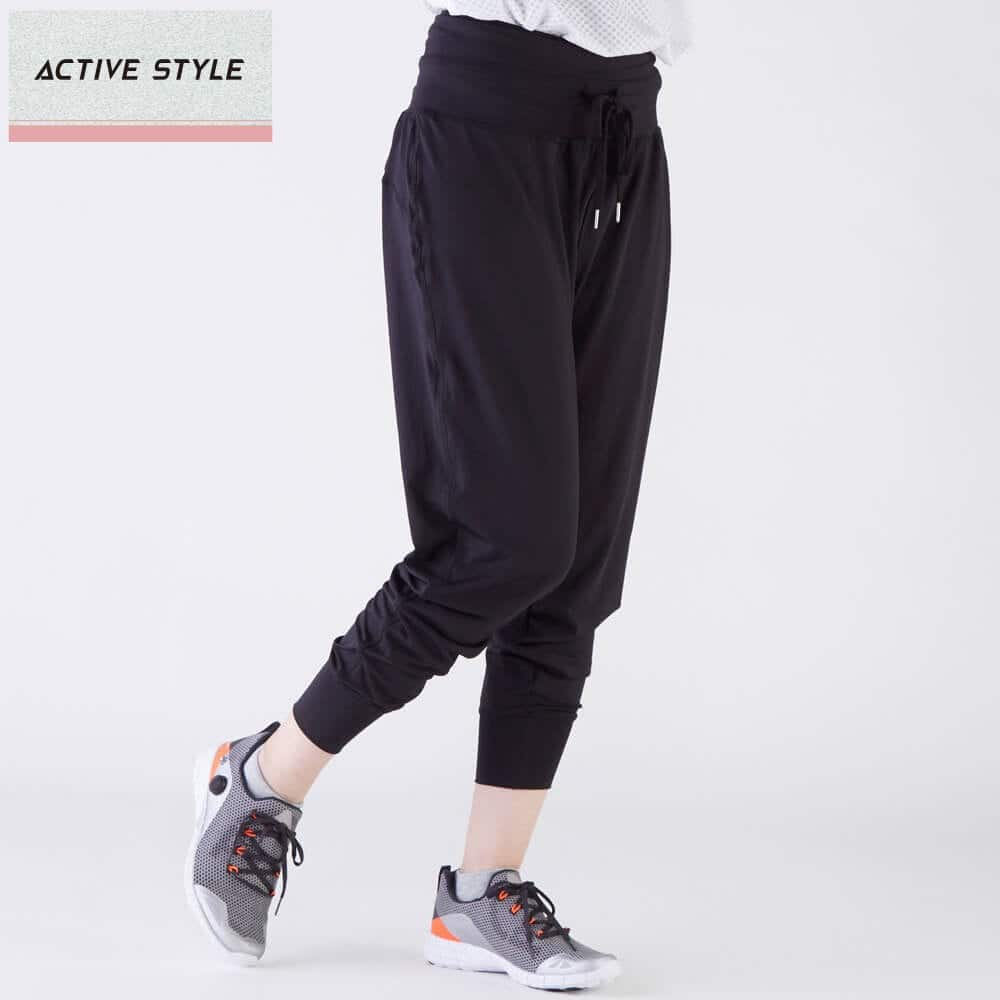 ＜GUNZE グンゼ＞ 30%OFF！ACTIVE STYLE(アクティブ スタイル) フィットネスパンツ（レディース）【SALE】 ブルー M