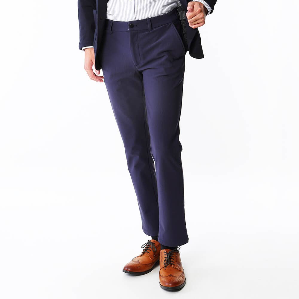 発熱ストレッチパンツ メンズ 送料無料 M ベージュ メンズ