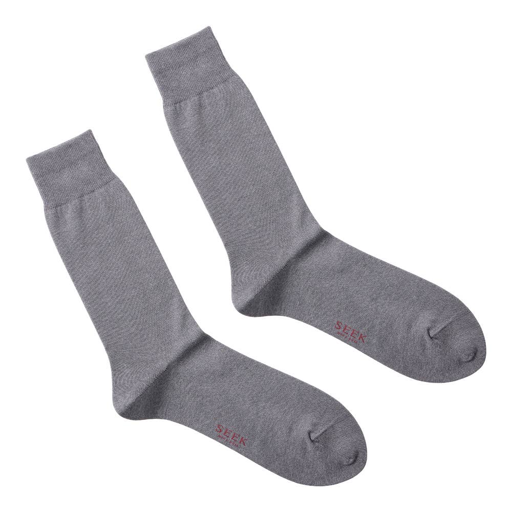 ネット限定セット【人気クルー丈】プレーンソックス3足セット【SALE】 SXVET001 ミックスグレー