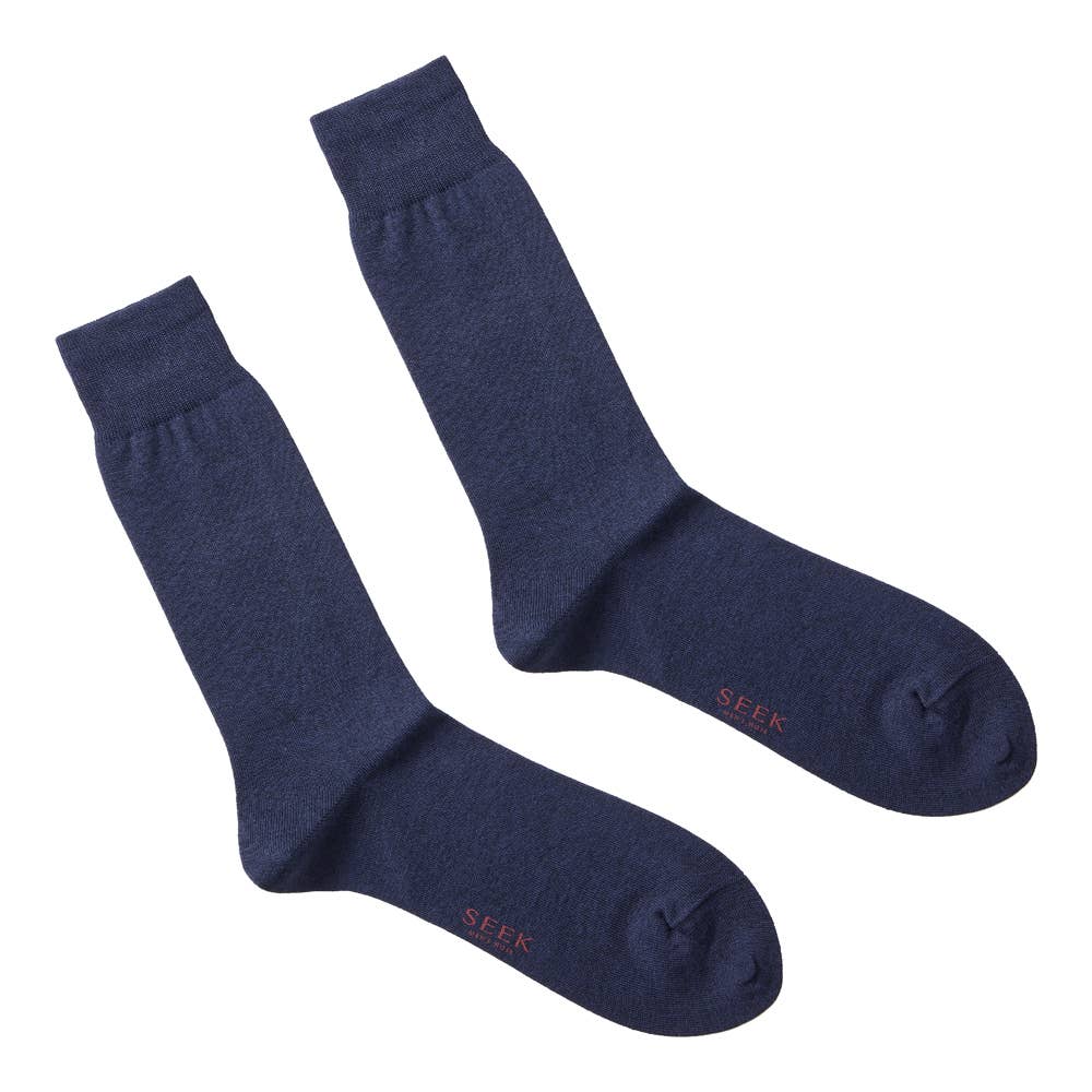 ネット限定セット【人気クルー丈】プレーンソックス3足セット【SALE】 SXVET001 モクネービー