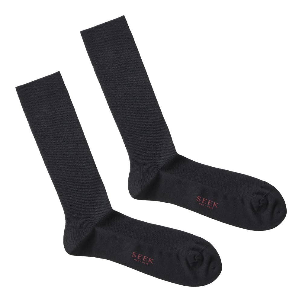 ネット限定セット【人気クルー丈】リブソックス3足セット【SALE】 SXVET002 ブラック