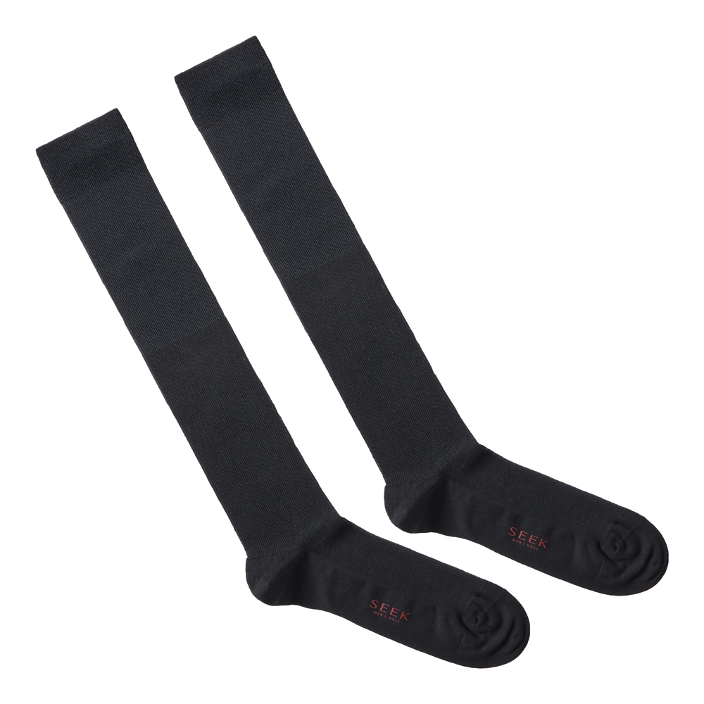 ネット限定セット【人気ロングホーズ】リブ3足セット【SALE】 SXVET102 ブラック