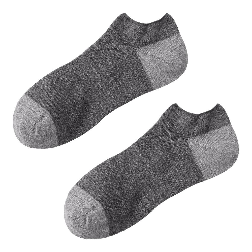カジュアルソックス オーガニックコットン混 スニーカー丈【SALE