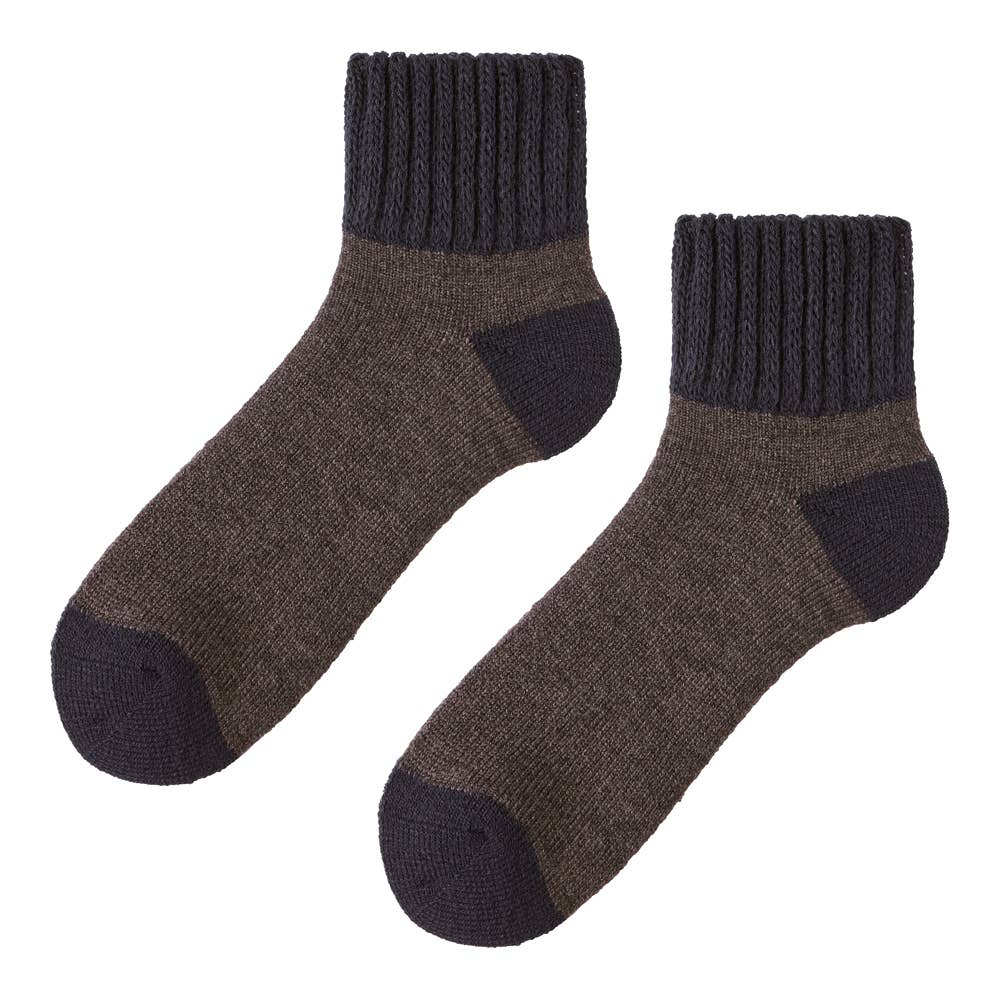 ルームソックス ウール混パイル スニーカー丈【SALE】 SXW902