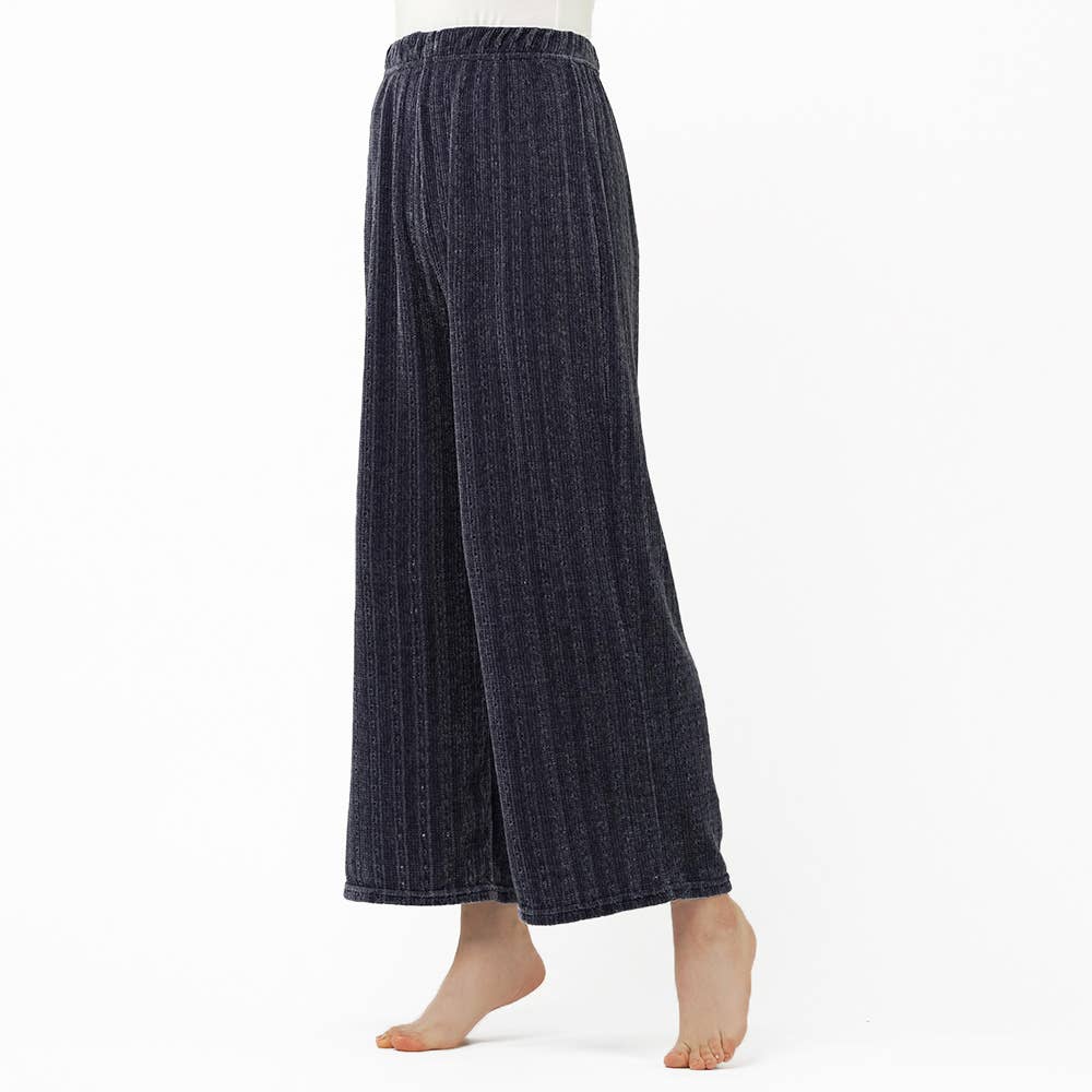 トレンド ざっくりニットワイドパンツ レディース Thf37g レディース アウターパンツ