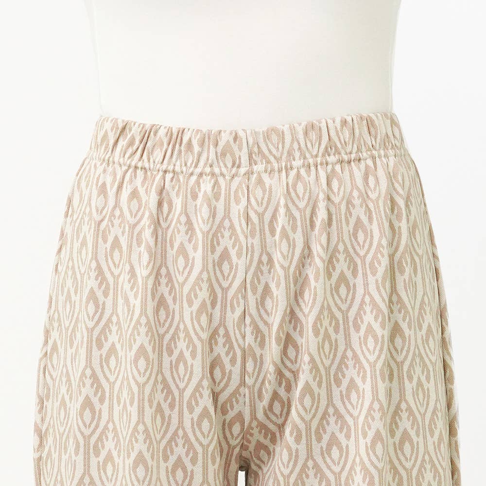 【トレンド】ジャカードワイドパンツ【SALE】 THF39G E1