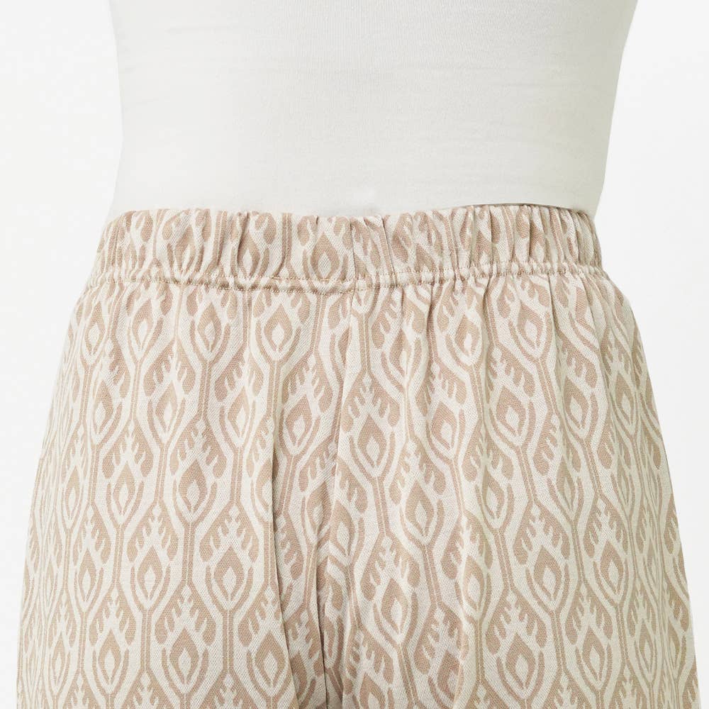 【トレンド】ジャカードワイドパンツ【SALE】 THF39G E2