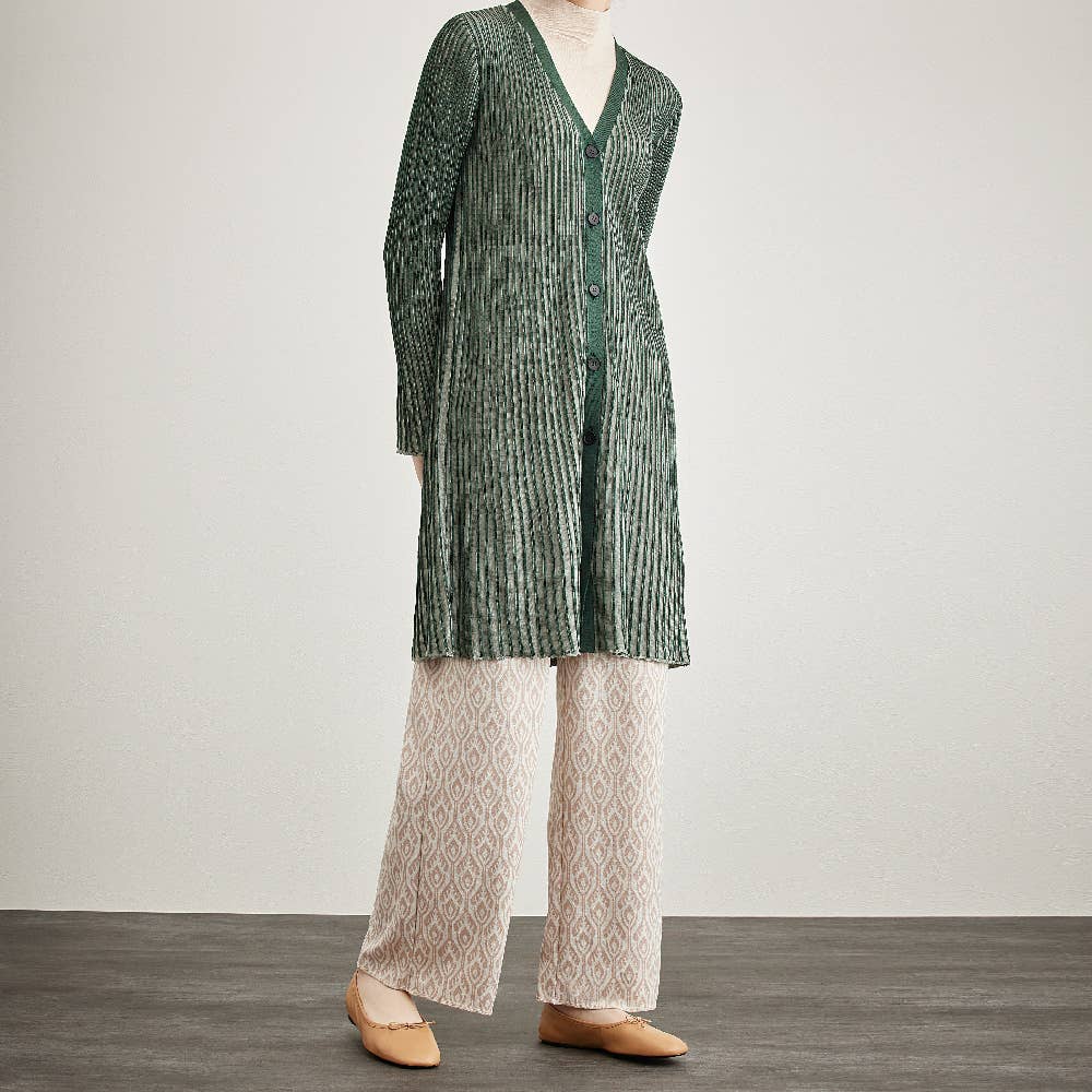 【トレンド】ジャカードワイドパンツ【SALE】 THF39G E5