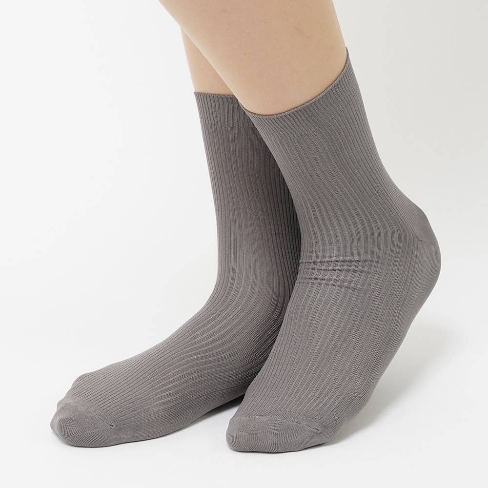ソックス リブ レディース Ths225 レディース 靴下
