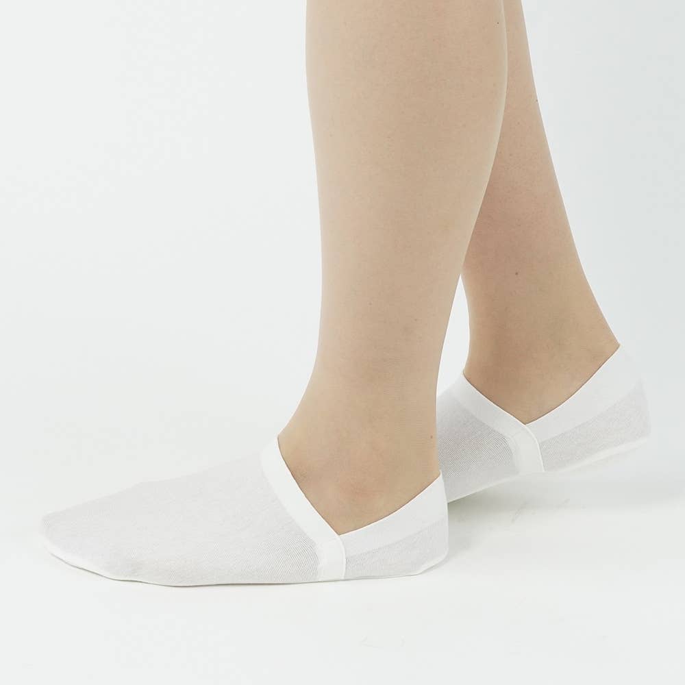 足底パイル超深履きフットカバー 綿混 レディース Tqp537 レディース