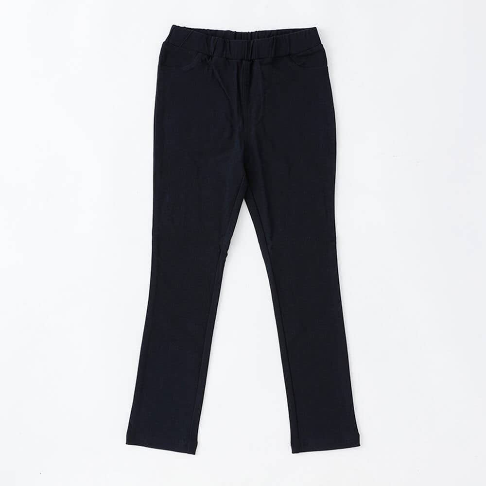 【男児女児兼用】トゥシェ キッズ レーヨン混ストレッチパンツ TZE900B ダークネービー