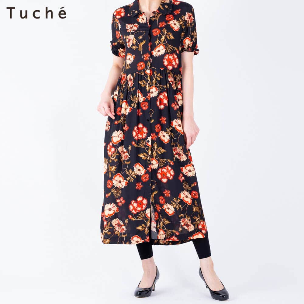 ＜GUNZE グンゼ＞ Tuche(トゥシェ) ファッションレギンス（10分丈）（レディース） ライトベージュ M-L