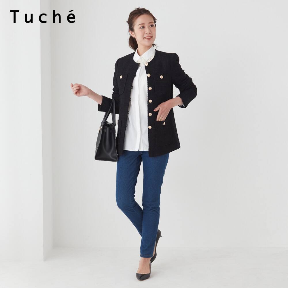 ＜GUNZE グンゼ＞ 10%OFF！Tuche(トゥシェ) レギンス7分丈（レディース）【SALE】 ライトベージュ M-L