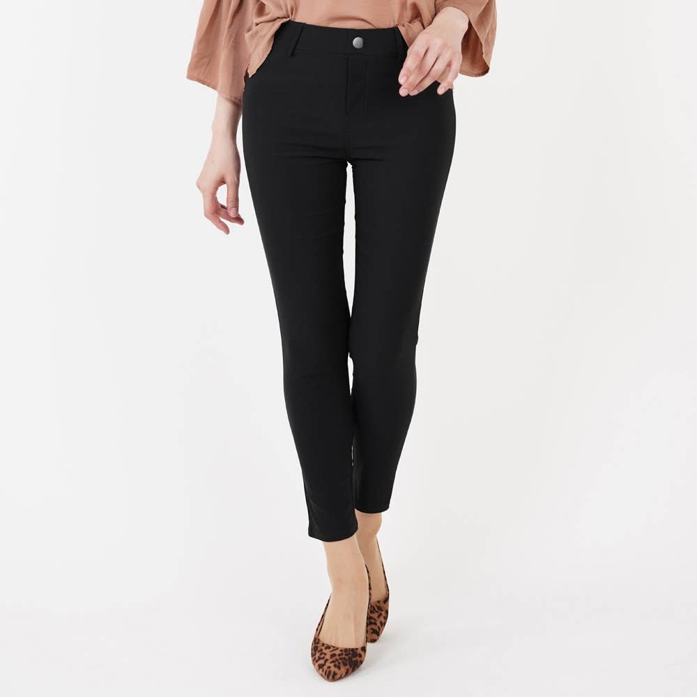 スキニー ドライレーヨン混レギンスパンツ レディース Tzmk レディース アウターパンツ