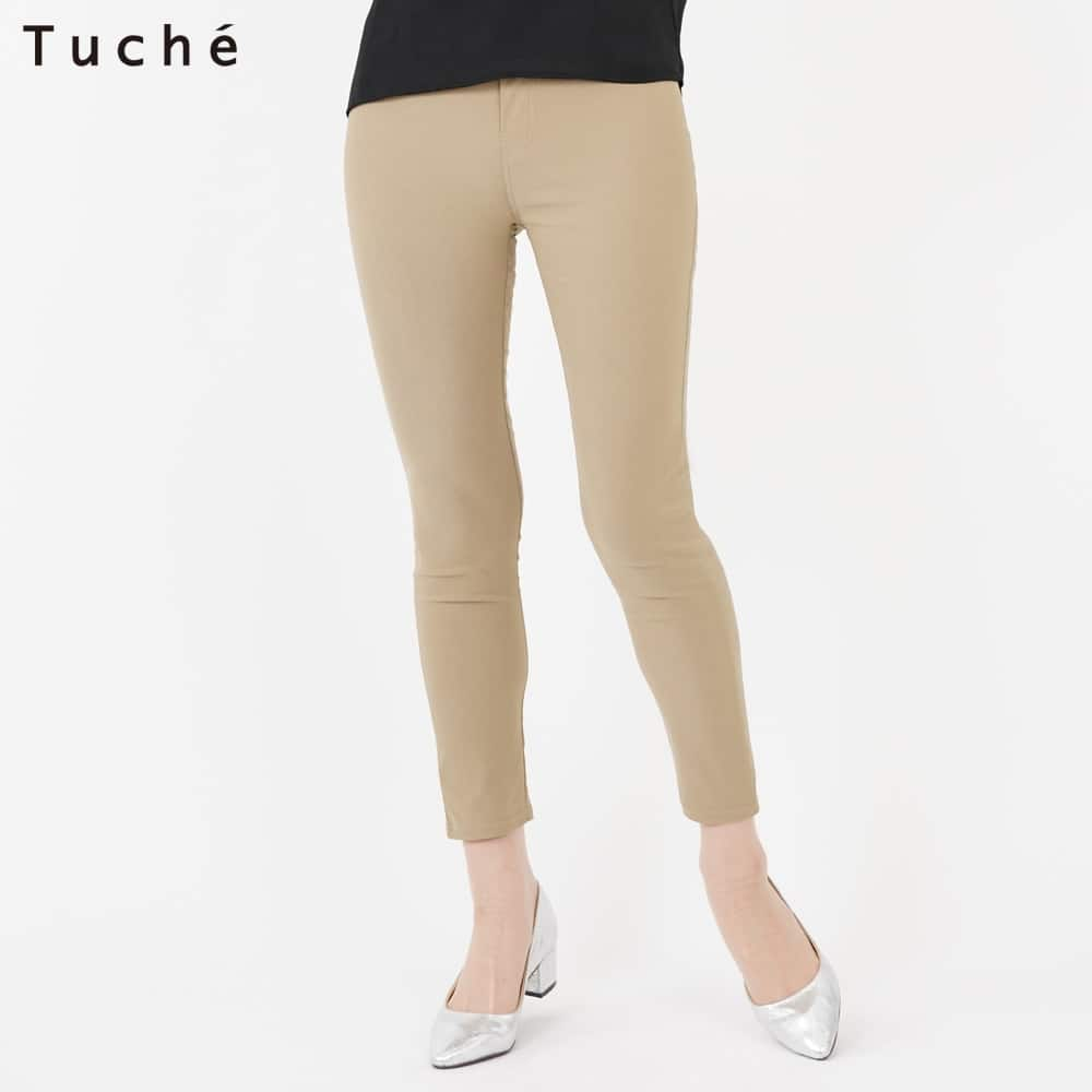 ＜GUNZE グンゼ＞ 10%OFF！Tuche(トゥシェ) レギンス7分丈（レディース）【SALE】 ブラック M-L