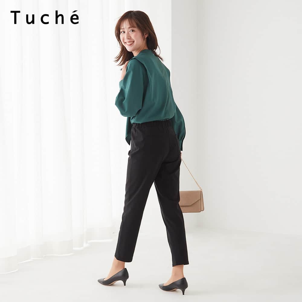 ドライレーヨン混テーパードパンツ レディース M ブラック レディース ドライレーヨン混テーパードパンツ レディース M ブラック レディース