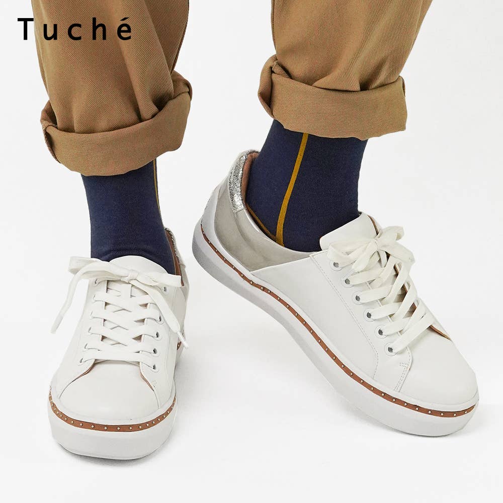 トレンド 犬柄オーガニックコットン混靴下 レディース Tzq725 レディース 靴下