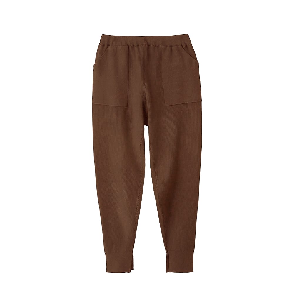 ジョガー】リブニットパンツ【SALE】 TZU663 :レディース パンツ