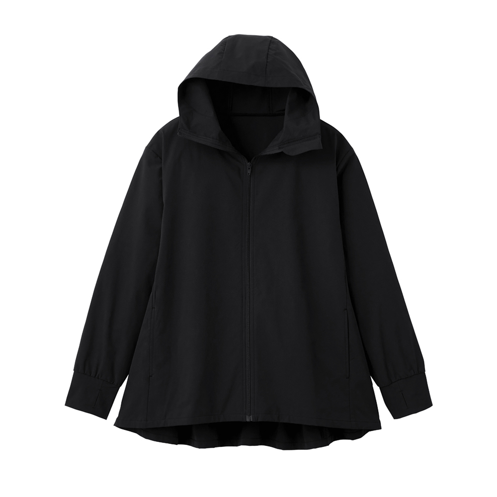 Sasimi 湿っぽい Souseizi 黒 フード付きパーカー 汚れあり 