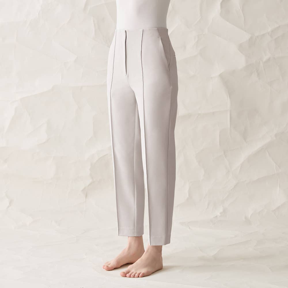 【BELTLESS】 スティックパンツ TZW681 クリアグレー