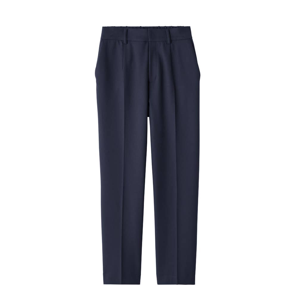 【ストレート・裏起毛】ソフトタッチパンツ TZW70K ダークネービー