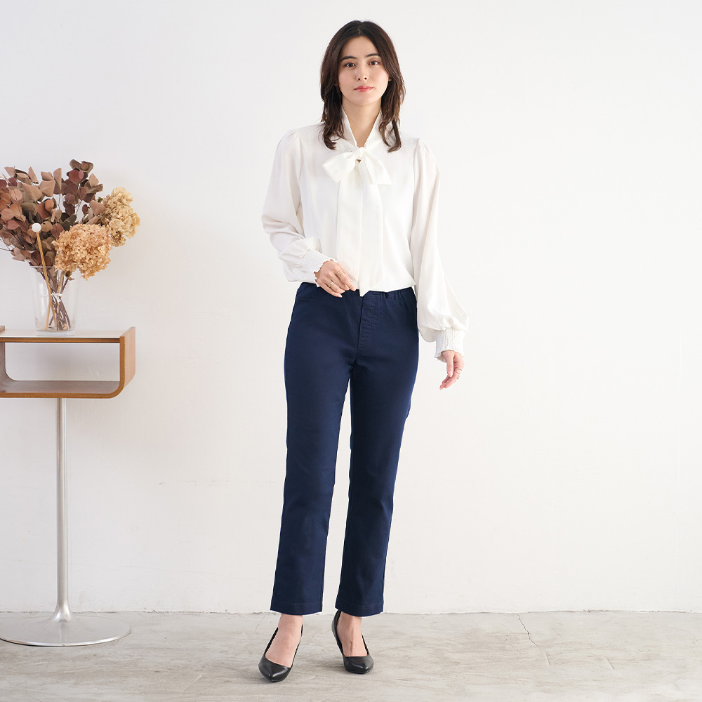 【ストレート】ストレッチ綿混パンツ TZY92K E5