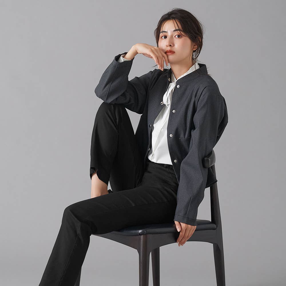 【ストレート】ストレッチ綿混パンツ TZY92K E9
