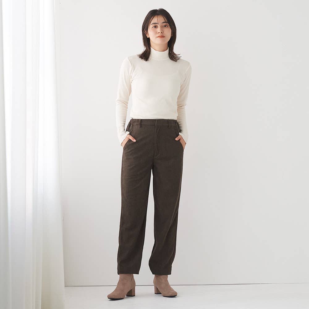 【ストレート】コーデュロイ前あきパンツ TZY96K E2