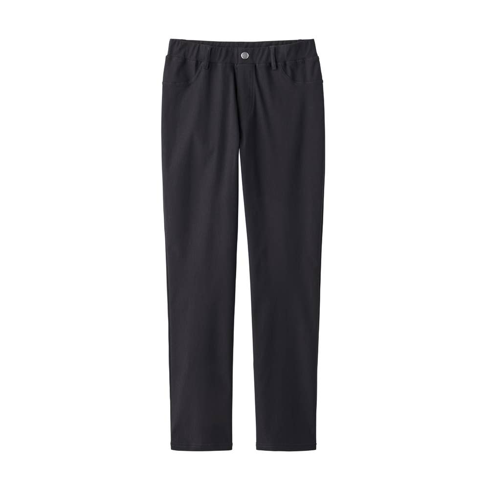 【ストレート】レーヨン混パンツ TZY98K ブラック