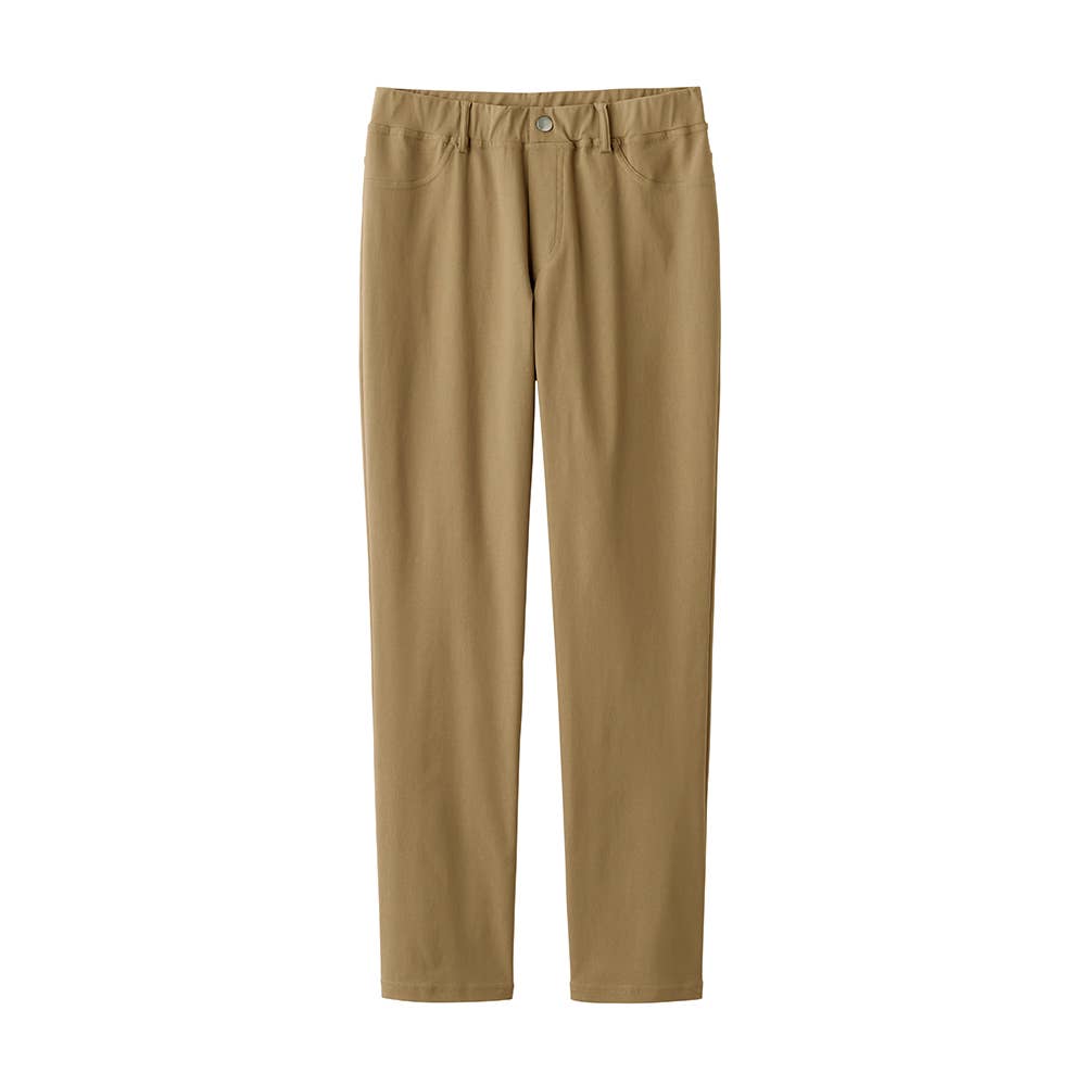 【ストレート】レーヨン混パンツ TZY98K ベージュ