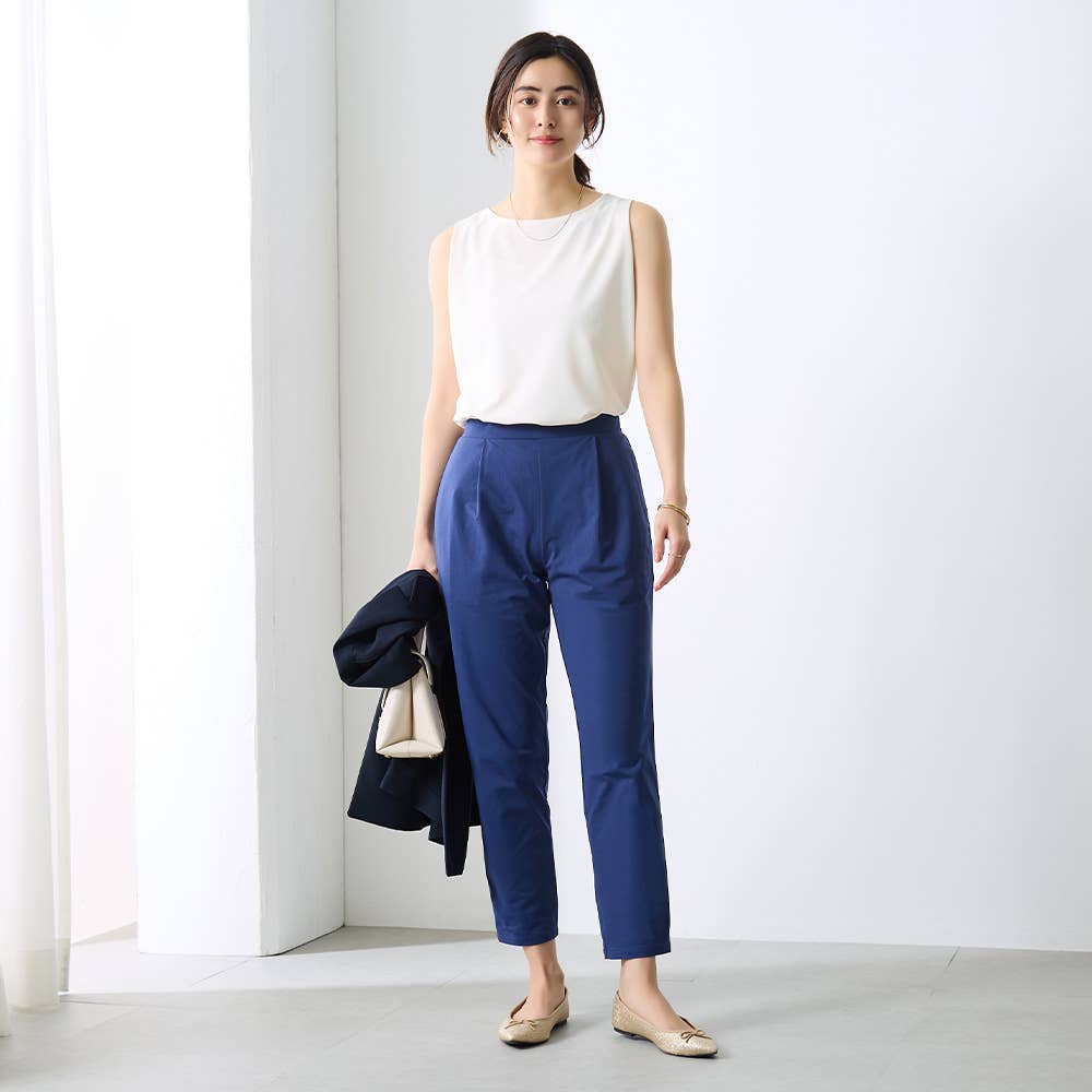 【メッシュ・テーパード】ストレッチパンツ TZZ67K E2